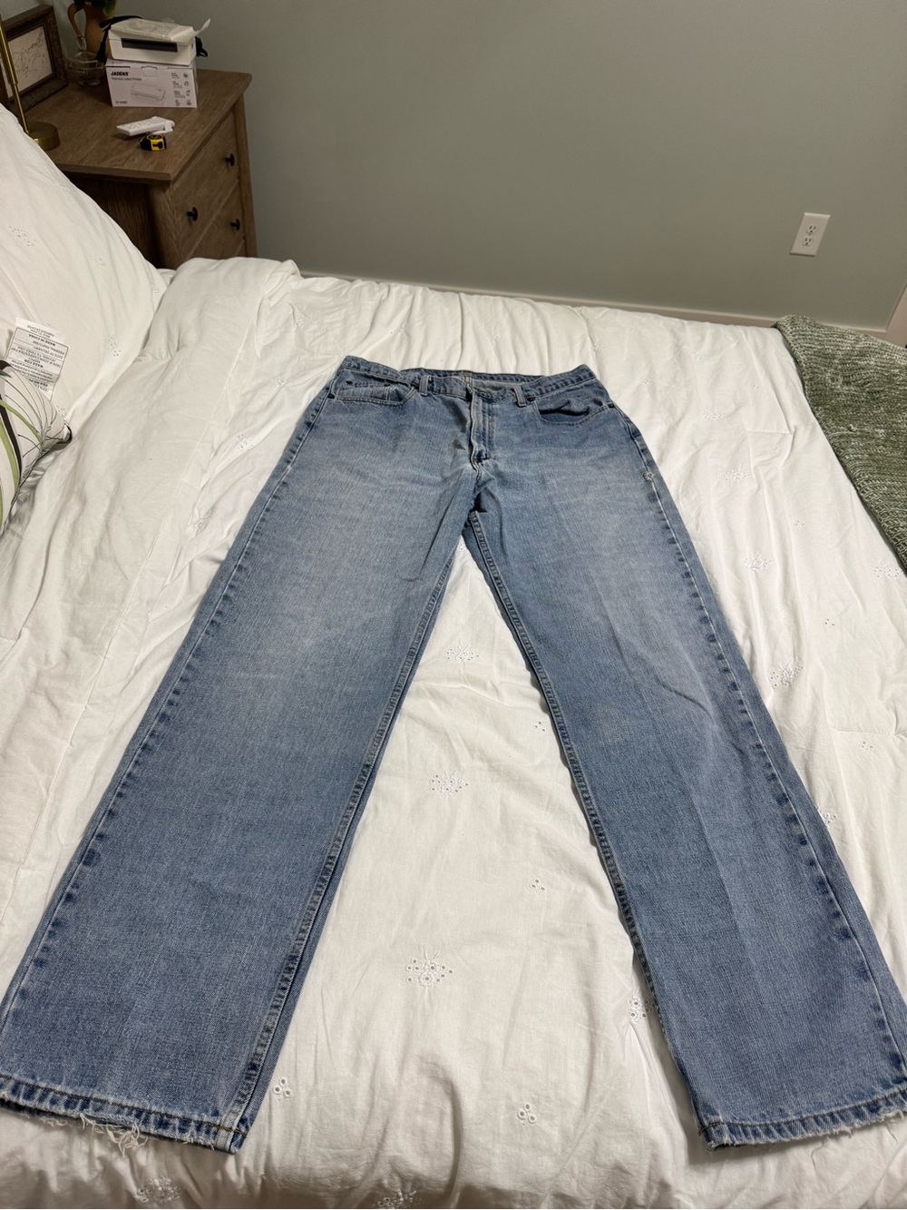 Polo by Ralph Lauren Men's Light Blue Relaxed Jeans